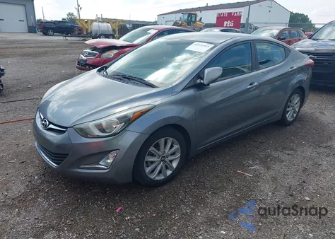 2016 Hyundai Elantra Se from USA, damaged, VIN KMHDH4AE5GU621843